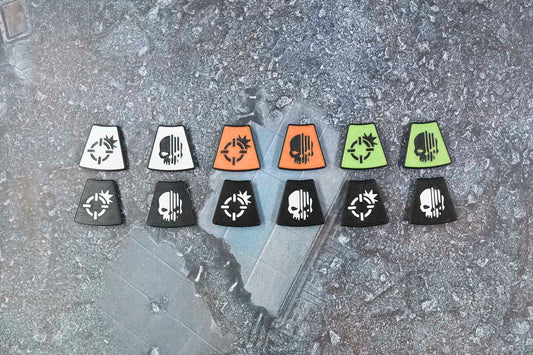 3mm Conceal Order Tokens, Set of 15, Compatible with Kill Team 2024 (3rd Edition)