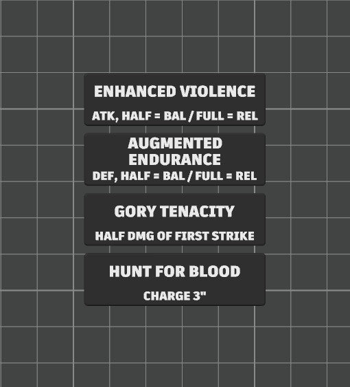 Faction Strategy Ploy Tokens for Kill Team 2024 (3rd Edition) Battle Box