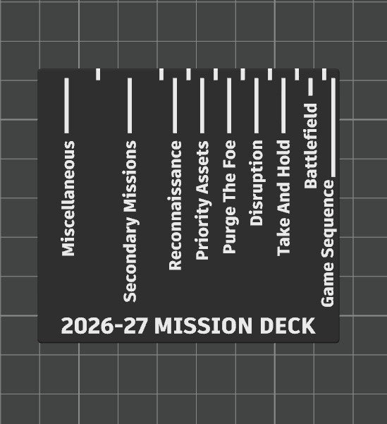 Universal Card Case, Compatible with Warhammer 40K