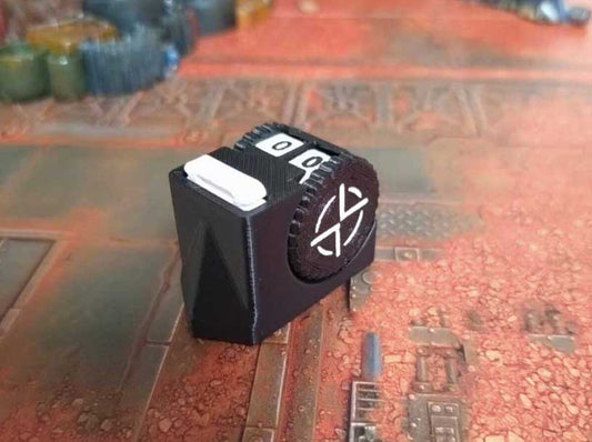 Wound Counter with Battle Shock Indicator, Compatible with Warhammer 40K