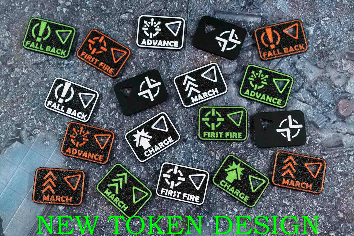 Order Tokens, Compatible with Warhammer Legions Imperialis
