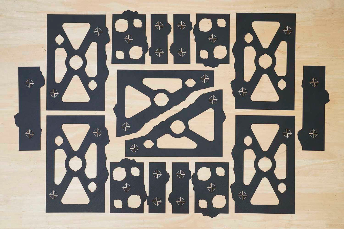 Terrain Footprints & Objectives, Compatible with Warhammer 40K (11th Edition)