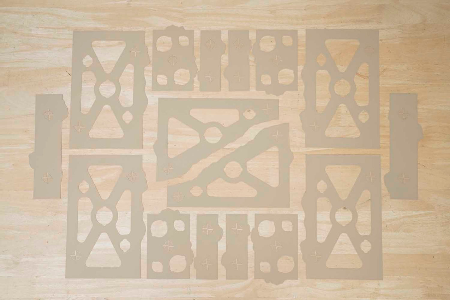Terrain Footprints & Objectives, Compatible with Warhammer 40K (11th Edition)