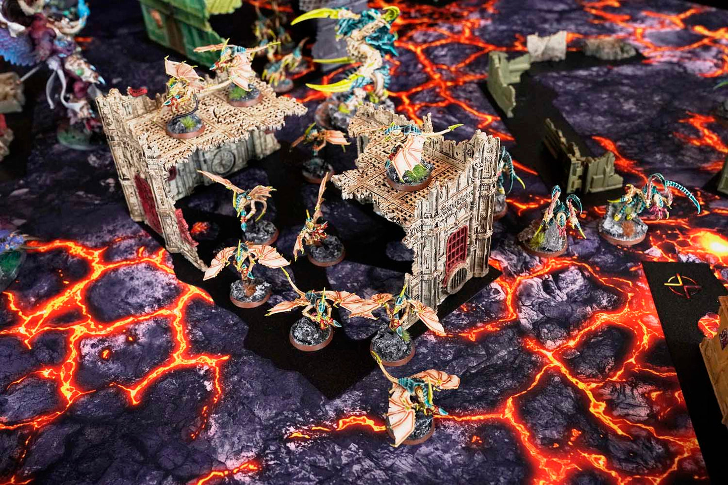 Terrain Footprints & Objectives, Compatible with Warhammer 40K (11th Edition)