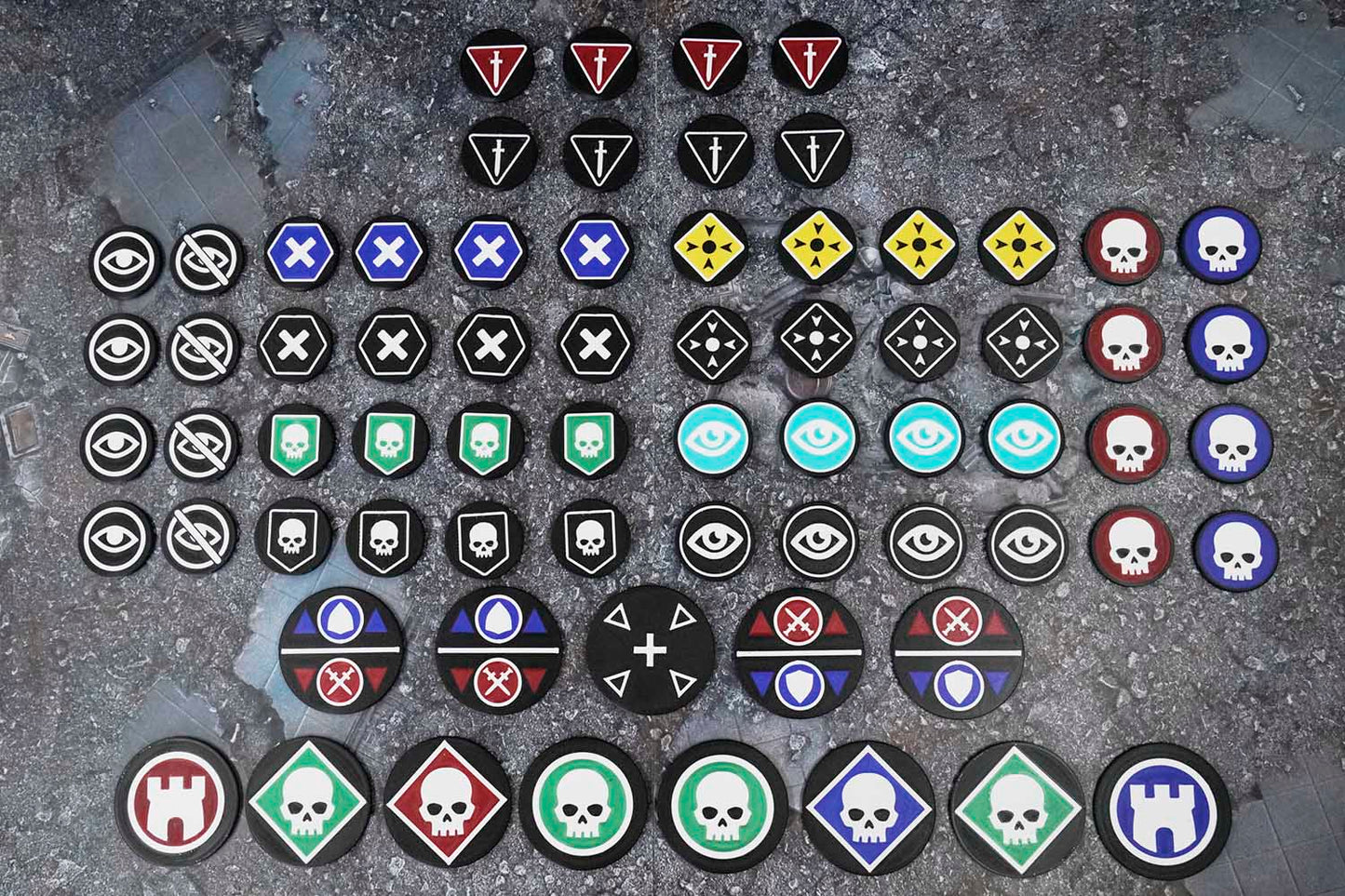 Universal Token Set, Compatible with Warhammer 40k (11th Edition)