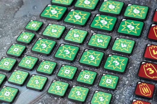 3mm Power and Stamina Token Set, Compatible with Marvel Crisis Protocol
