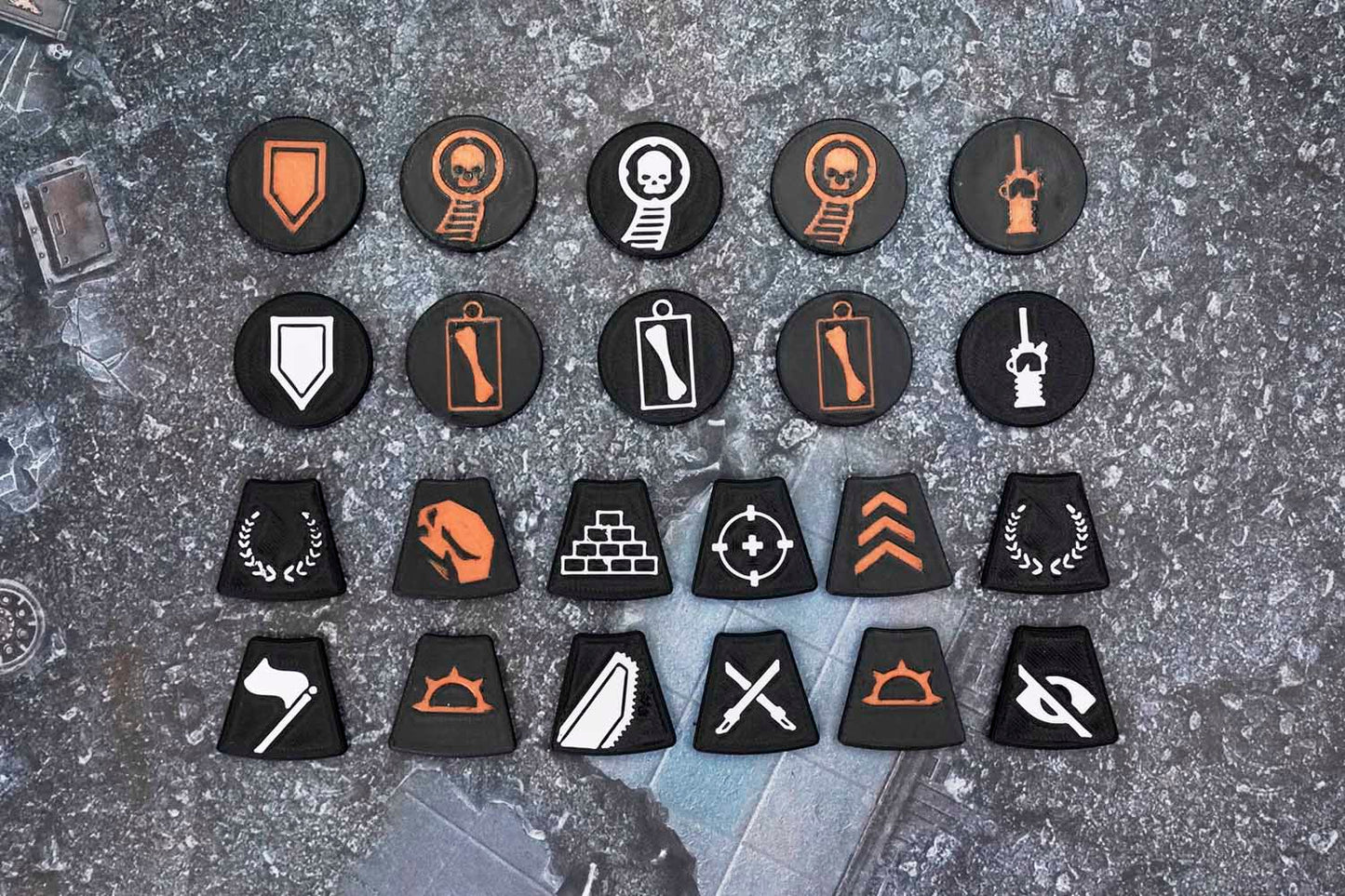 3mm Faction Token Set, Compatible with Kill Team 2024 (3rd Edition)