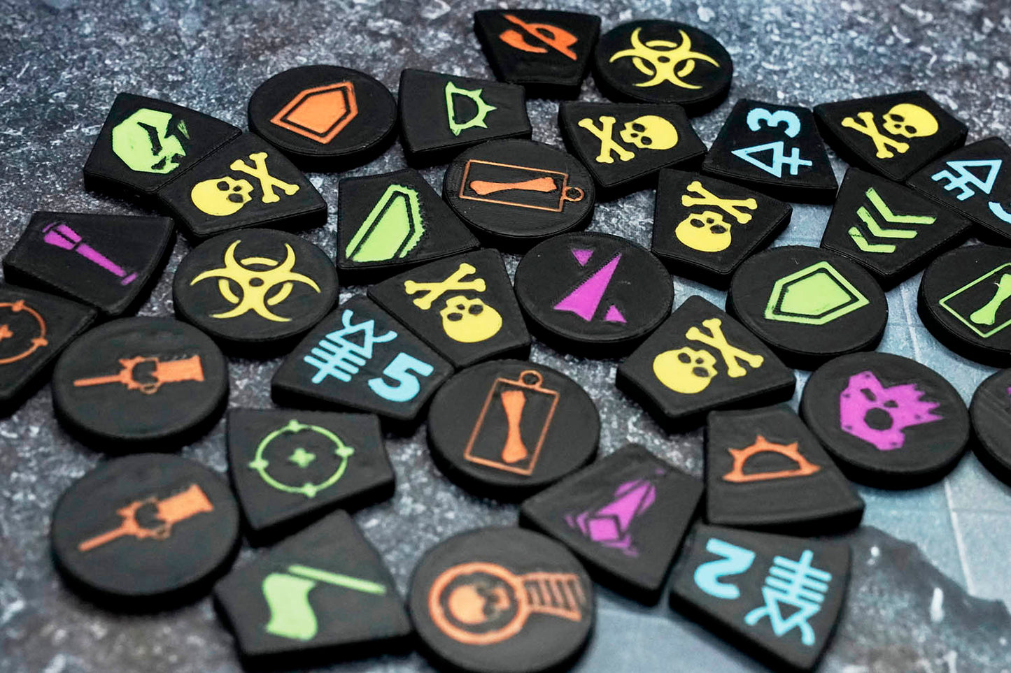 3mm Faction Token Set, Compatible with Kill Team 2024 (3rd Edition)
