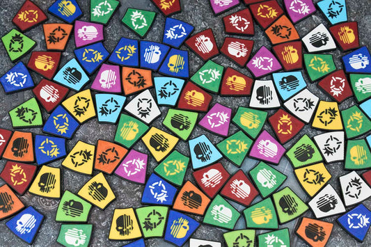 3mm Conceal Order Tokens, Set of 15, Compatible with Kill Team 2024 (3rd Edition)