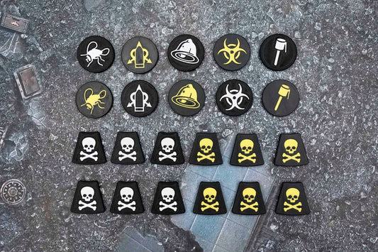 3mm Faction Token Set, Compatible with Kill Team 2024 (3rd Edition)